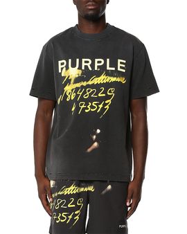 Purple Brand Purple Brand Crewneck Logo T-Shirt