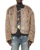 Purple Brand Purple Brand Faux Fur Cotton Denim Jacket - 2