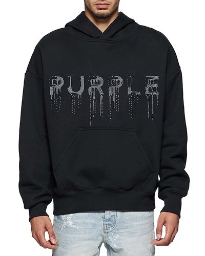 Purple Brand Purple Brand Fleece Logo Hoodie