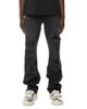 Purple Brand Purple Brand Heavy Destroy Slim Flare 34 Jeans in Black - 1