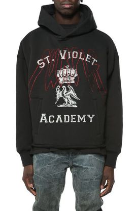 PURPLE BRAND PURPLE BRAND Heavyweight Fleece Oversize Graphic Hoodie
