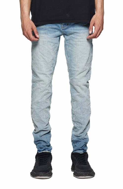 PURPLE BRAND PURPLE BRAND Ice Washed Distressed Skinny Jeans