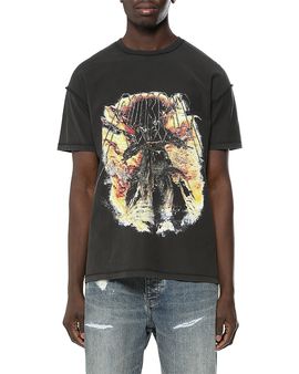 Purple Brand Purple Brand Inside Out Biker Graphic Logo T-Shirt