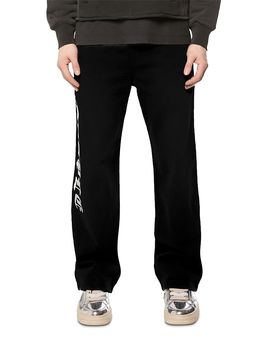 Purple Brand Purple Brand Old English Straight Fit Logo Cotton 32 Pants