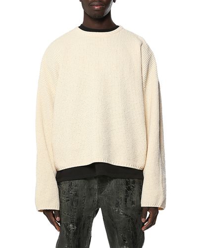 Purple Brand Purple Brand Oversized Chenille Cotton Sweater