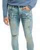 Purple Brand Purple Brand Painters Jeans Slim Fit in Light Indigo - 5