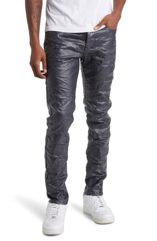 PURPLE BRAND PURPLE BRAND Patent Film Coated Skinny Jeans