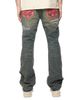 Purple Brand Purple Brand Quilted Destroy Bootcut Fit 34' Jeans in Medium Indigo - 3
