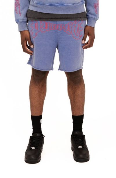 PURPLE BRAND PURPLE BRAND Raw Hem French Terry Shorts