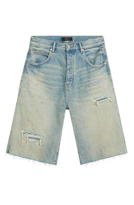 PURPLE BRAND PURPLE BRAND Ripped Relaxed Fit Jean Shorts