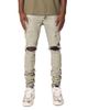 Purple Brand Purple Brand Skinny Fit Distressed Jeans in Green - 1