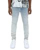 Purple Brand Purple Brand Skinny Fit Rhone Fade Jeans in Light Indigo - 1