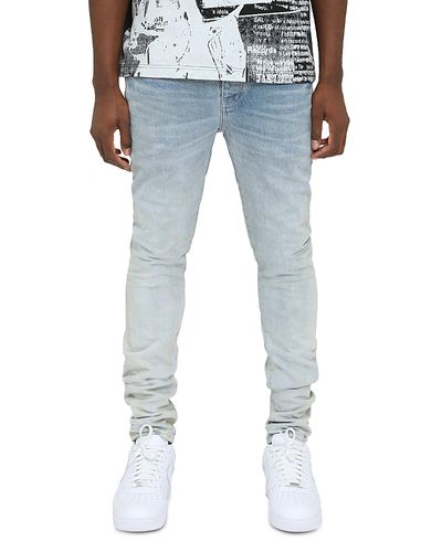 Purple Brand Purple Brand Skinny Fit Rhone Fade Jeans in Light Indigo