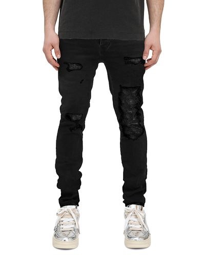 Purple Brand Purple Brand Skinny Repair Jeans in Black