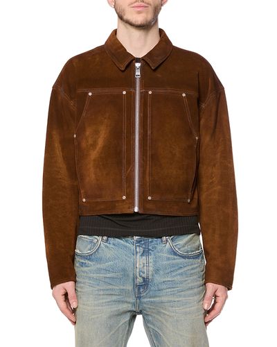 Purple Brand Purple Brand Suede Carpenter Jacket