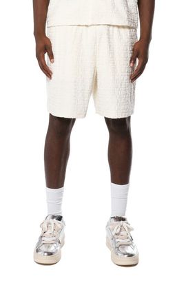 PURPLE BRAND PURPLE BRAND Terry Cloth Jacquard Drawstring Shorts