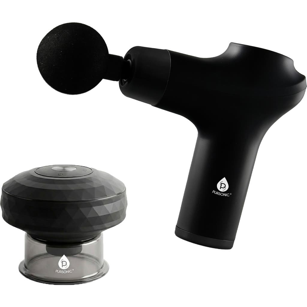 PURSONIC PURSONIC 3-Speed Massage Gun & Cupping Therapy Device