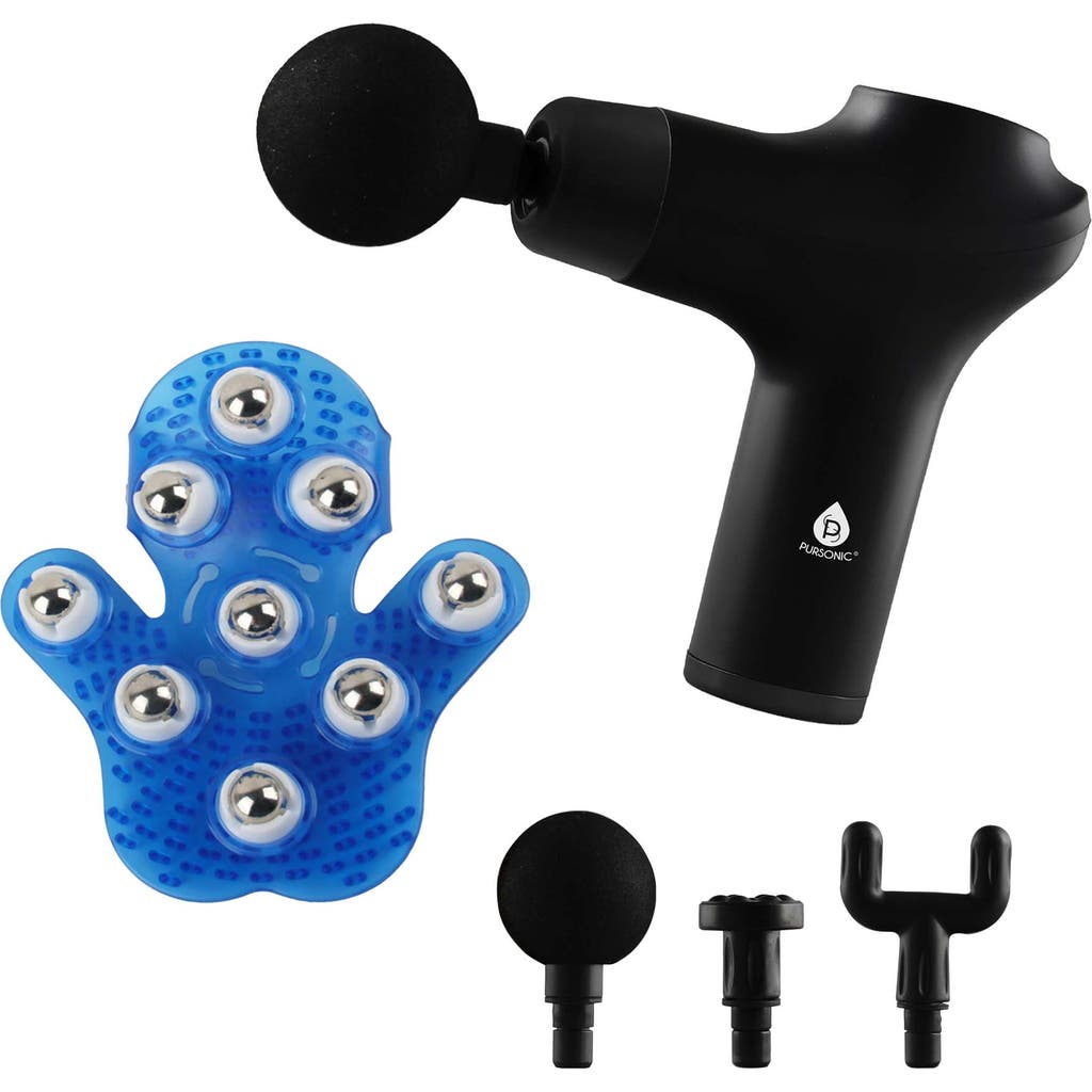 PURSONIC PURSONIC 3-Speed Massage Gun & Palm Massage Glove