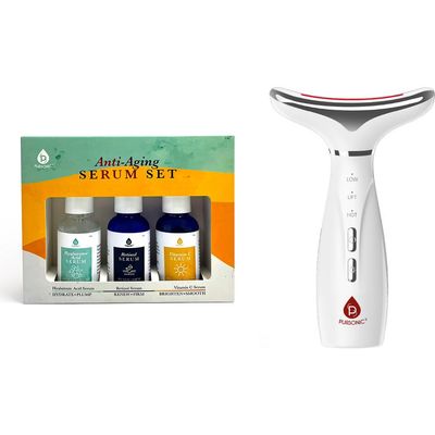 PURSONIC PURSONIC 7-in-1 Facial Therapy Device & Anti-Aging Serum Bundle