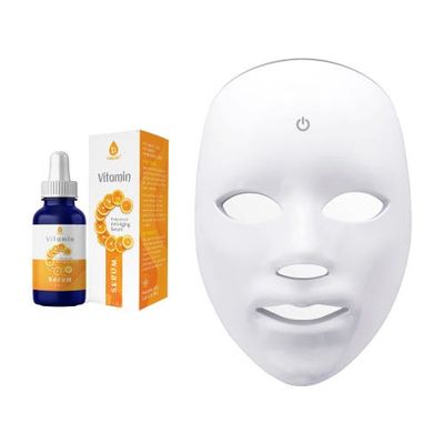 PURSONIC PURSONIC 7-in-1 LED Face Mask & Vitamin C Serum