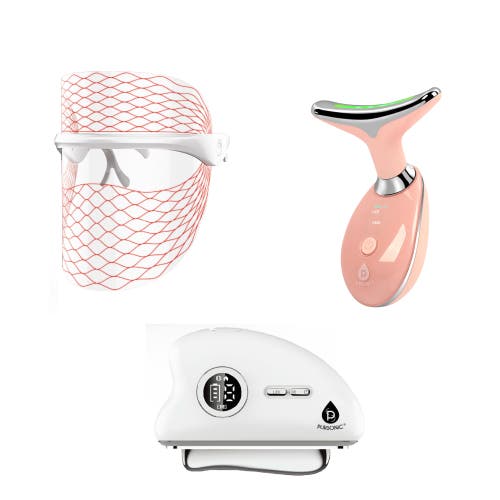 PURSONIC PURSONIC 7-in-1 LED Therapy Face Mask & Sculpting Wand Set