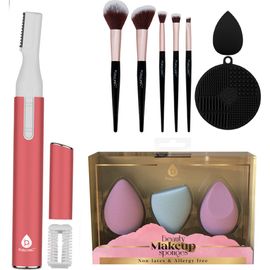 PURSONIC PURSONIC 7 Brushes, Blender Sponge & Precision Eyelash Trimmer