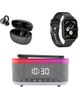 PURSONIC PURSONIC Bluetooth Smart Watch, Earbuds & Alarm Clock Hub - 1