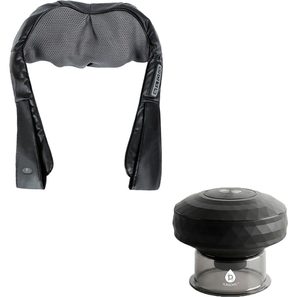 PURSONIC PURSONIC Cupping Therapy Device & 3D Shiatsu Electric Back Massager with Heat