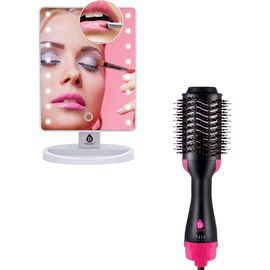 PURSONIC PURSONIC Dimmable LED LED Vanity Mirror & One Step Volumizing Hair Dryer