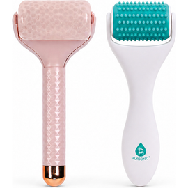 PURSONIC PURSONIC Facial Contour & Glow Roller & Ice Facial Massage Roller Bundle