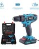 PURSONIC PURSONIC Flashlight & Red Strobe, Mini Chainsaw, Cordless Drill & Tool Kit - 2