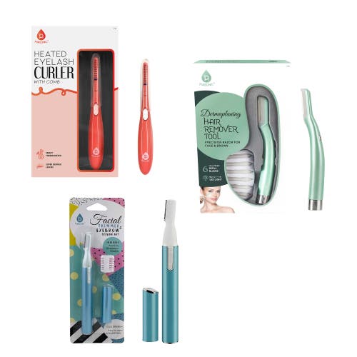 PURSONIC PURSONIC Hair Trimmer, Heated Eyelash Curler & Dermaplaning Tool