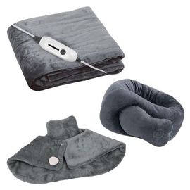 PURSONIC PURSONIC Heated Blanket, Neck Pad & Massaging Wrap Set