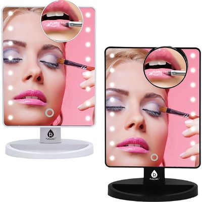 PURSONIC PURSONIC His & Hers LED Vanity Mirror Set