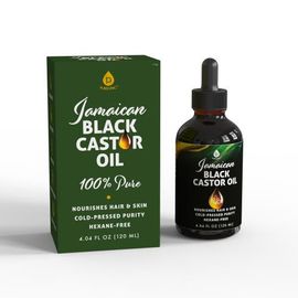 PURSONIC PURSONIC Jamaican Black Castor Oil - 100% Pure, Cold-Pressed Nourishment for Hair & Skin 