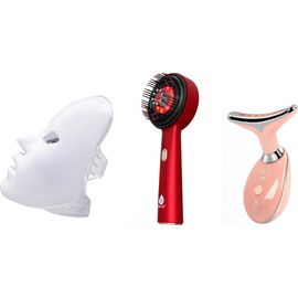 PURSONIC PURSONIC LED Face Mask, Sculpting Wand & Scalp Brush