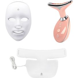 PURSONIC PURSONIC LED Neck Plate, Therapy Wand & Face Mask Set