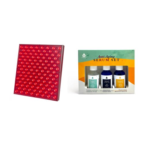 PURSONIC PURSONIC LED Red Light Panel & Anti-Aging Serum