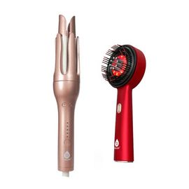 PURSONIC PURSONIC LED Scalp Brush & Pro Auto Curling Iron