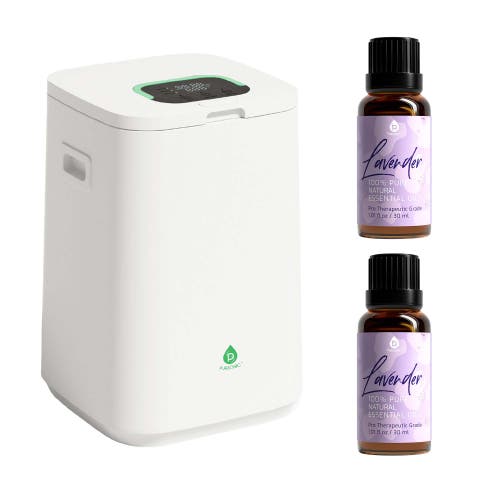 PURSONIC PURSONIC Luxury Home Spa Set Towel Warmer & Lavender Oil