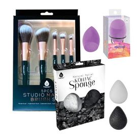 PURSONIC PURSONIC Makeup Sponge, Konjac Sponge & Brush Set