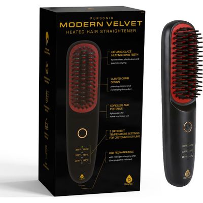 PURSONIC PURSONIC Modern Velvet Heated Hair Straightener