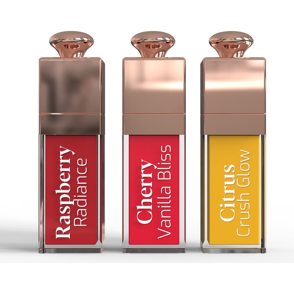 PURSONIC PURSONIC Nourishing Lip Oil Set - 3 Flavors