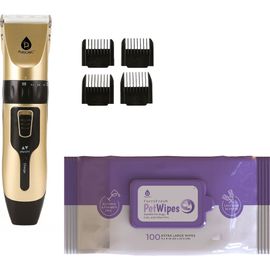 PURSONIC PURSONIC Pet Wipes & Pet Hair Trimmer Grooming Kit