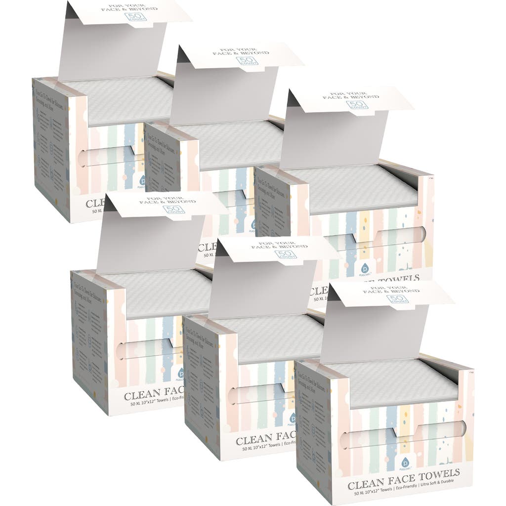 PURSONIC PURSONIC Six-Pack XL Plant-Based Clean Facial Towels