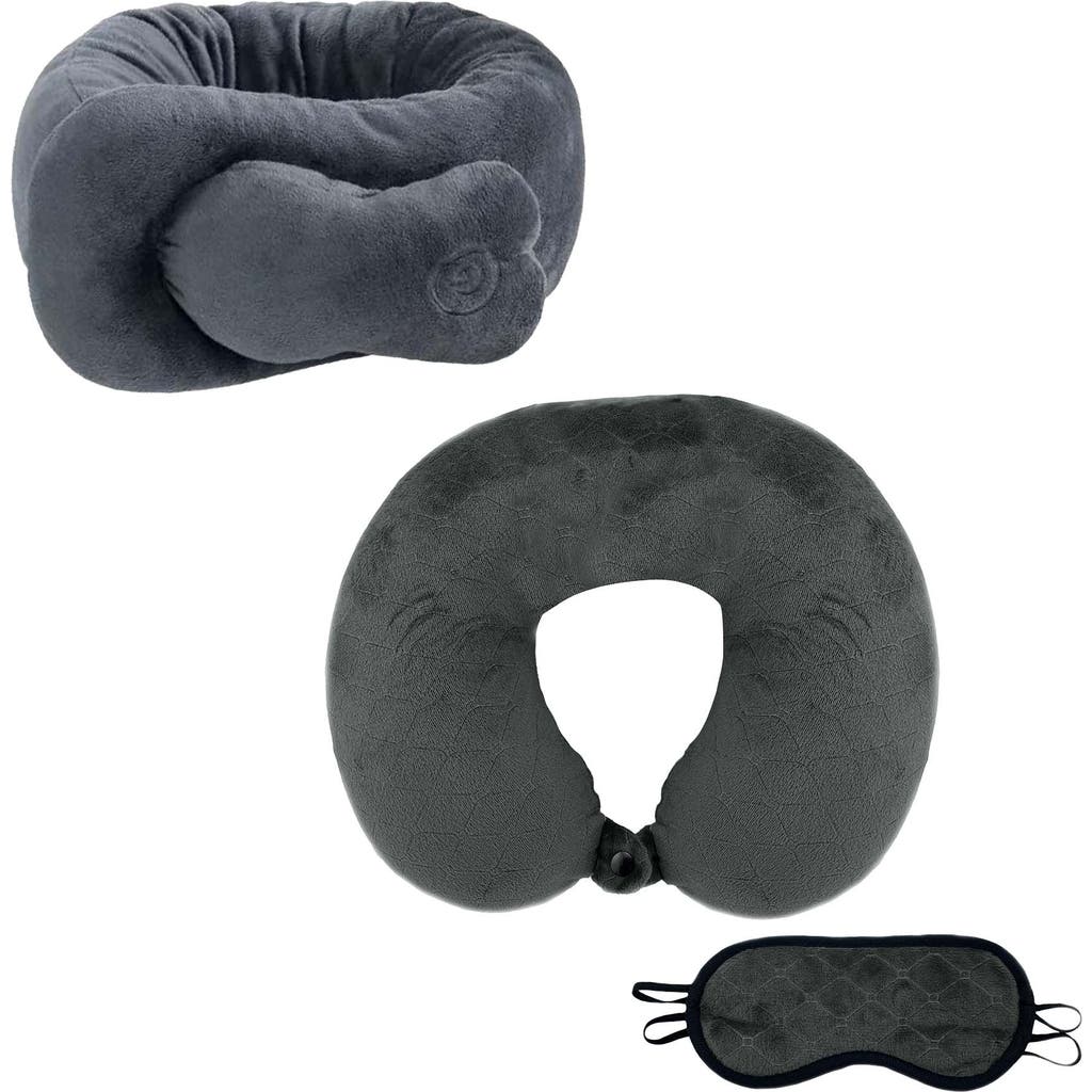 PURSONIC PURSONIC Travel Pillow & Neck/Shoulder Massaging Wrap