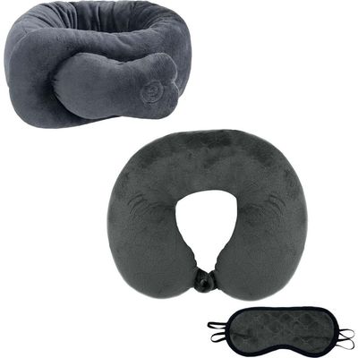 PURSONIC PURSONIC Travel Pillow & Neck/Shoulder Massaging Wrap