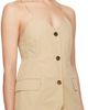 Pushbutton Pushbutton Beige Button Camisole - 2