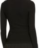 Pushbutton Pushbutton Black Sheer Paneled Turtleneck - 3