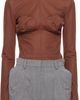 Pushbutton Pushbutton Brown Dummy Shaped Mesh Top - 1